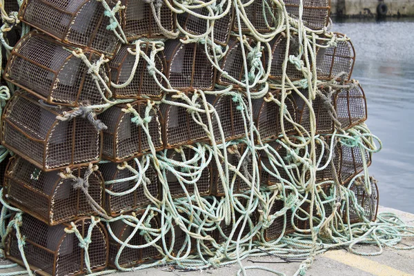 Pêcheur de pot dans la mer — Photo