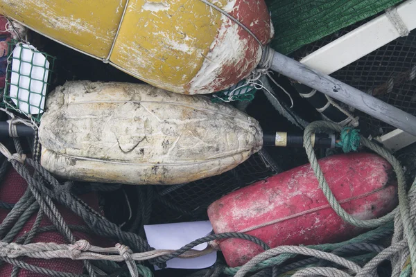 Fishing net buoys — Stock Photo, Image