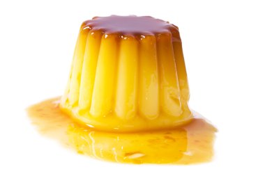 börek karamel ve vanilya ile