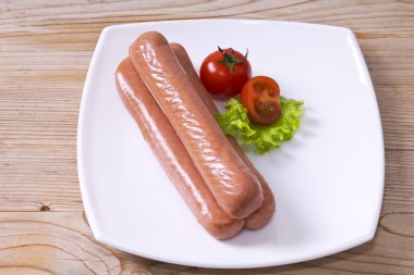 sosis tabakta domates ile