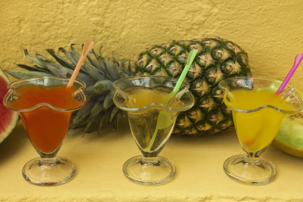 Tasty tropical fruit juice — Stock Photo, Image