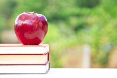 yeşil zemin üzerine okula geri kavramı