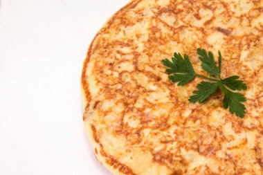 İspanyol omleti, tipik İspanyol yemeği.