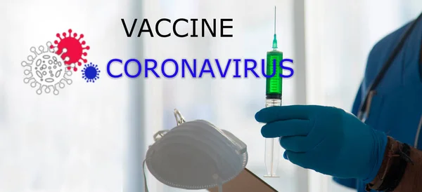 Zdravotní Péče Koncept Rukou Modrých Lékařských Rukavicích Držící Coronavirus Covid — Stock fotografie