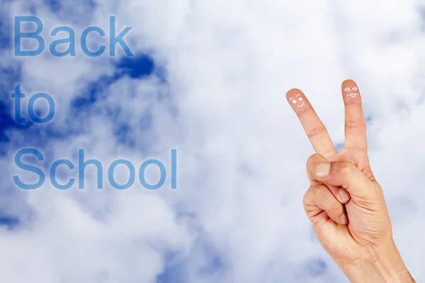 Hand letters school — Stockfoto