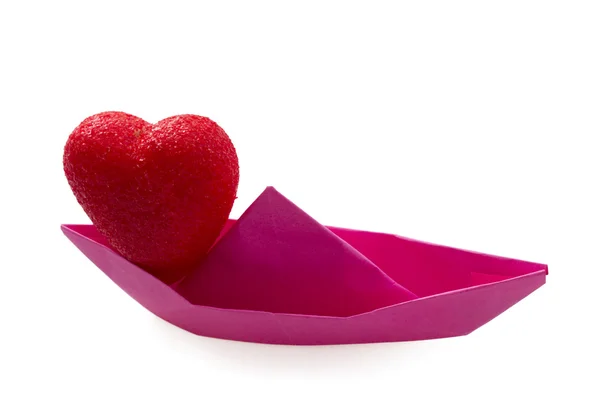 Paper boat — Stock Photo, Image