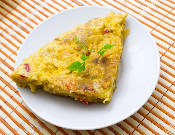 Tasty spanish omelette — Stock Photo, Image