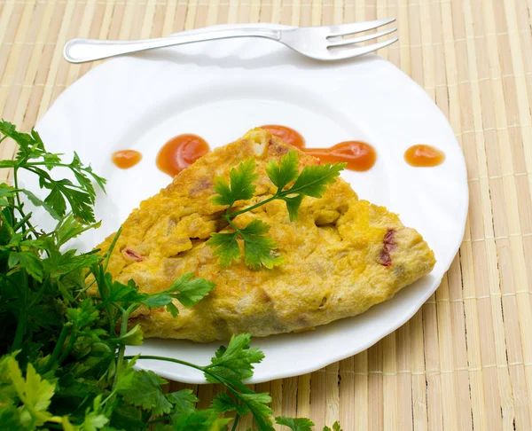 Savoureux espagnol omelette — Photo