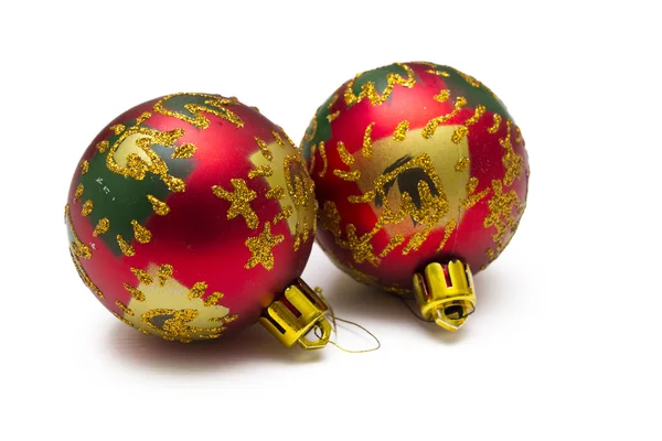 Ornamenti natalizi isolati — Foto Stock