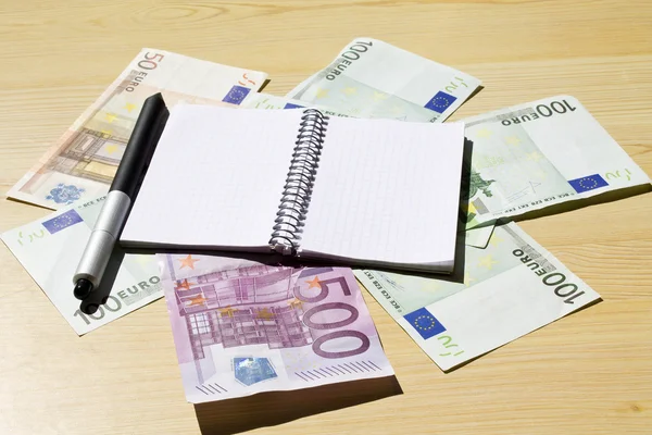 Banconote in euro — Foto Stock