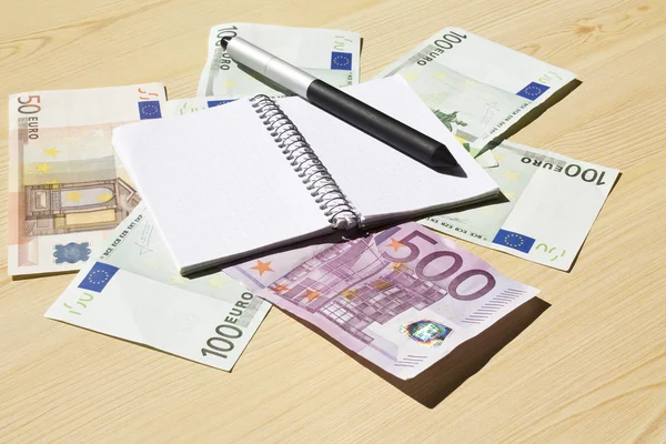 Banconote in euro — Foto Stock