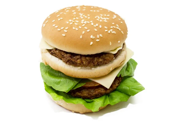 Burger isolated — Stock Photo, Image