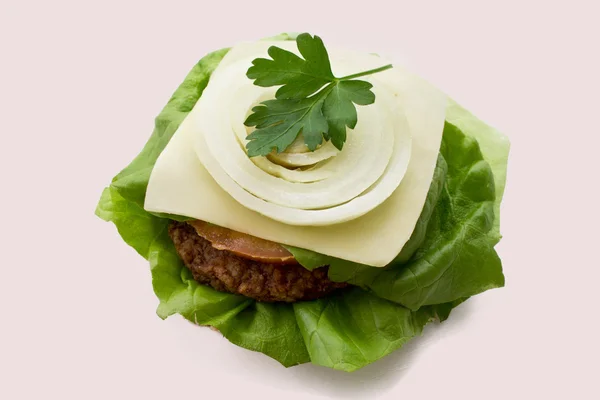 Cheeseburger isolated — Stock Photo, Image