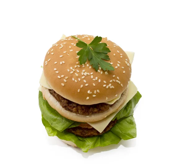 Hamburger isoliert — Stockfoto