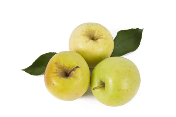 Grønt æble isoleret - Stock-foto
