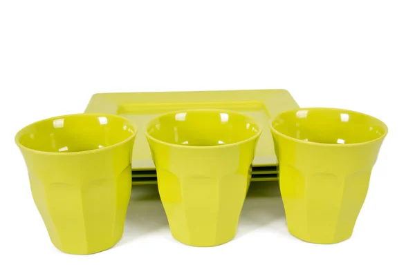 Plastové nádobí — Stock fotografie