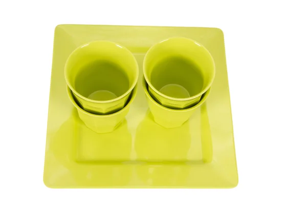 Plastic tableware — Stock Photo, Image