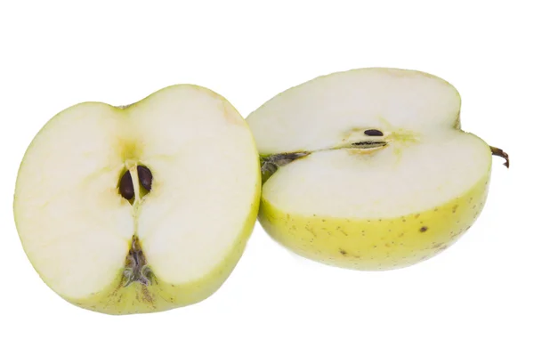 Isolated green apples — Stock Photo, Image