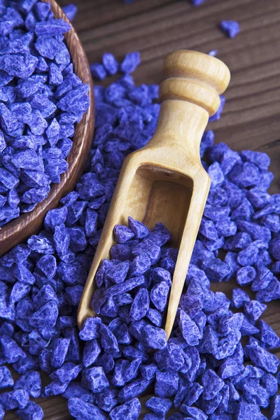 Wellness-Komposition mit blauem Lavendel — Stockfoto