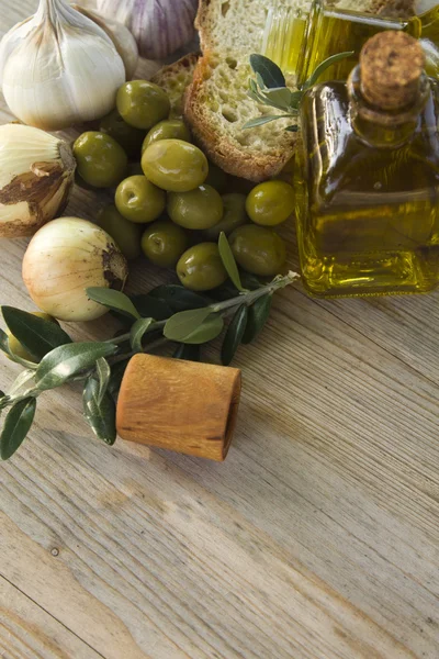 Aceite de oliva natural — Foto de Stock