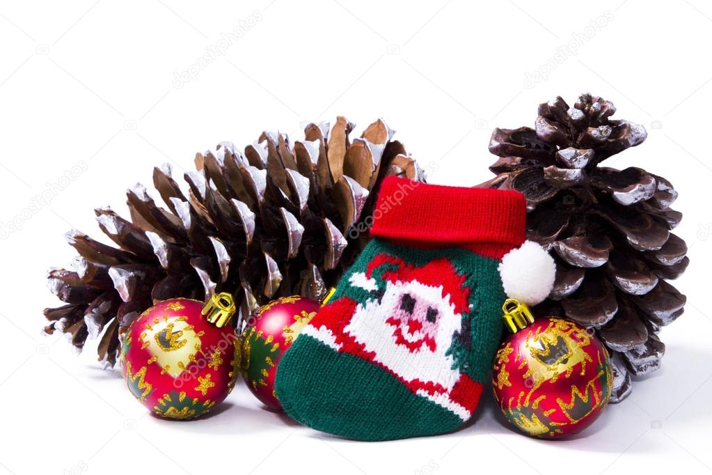 christmas ornaments isolated