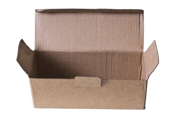 Pudełka na białym tle paczka — Zdjęcie stockowe