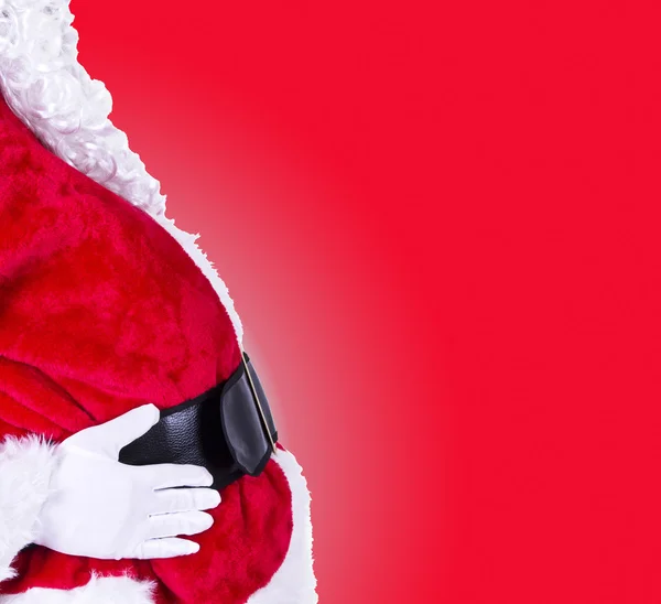 Santa karnından kırmızı