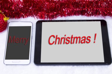 Tablet ve izole gelin teli ile hareket eden