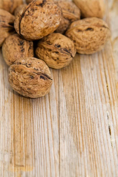 Вкусные и вкусные орехи на дереве — стоковое фото