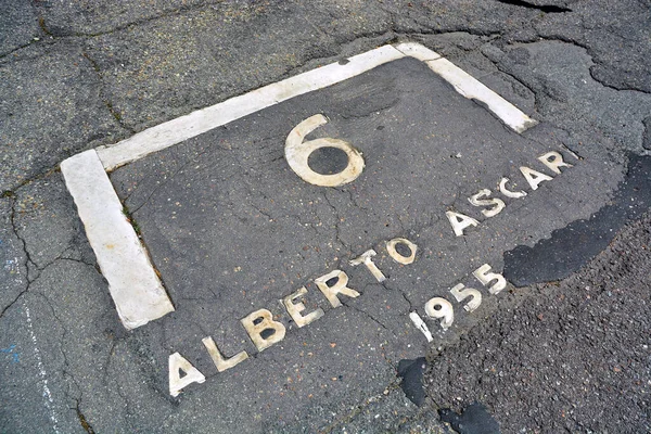 Turin Piémont Italie 2018 Pit Lane Alberto Ascari Remporté Grand — Photo