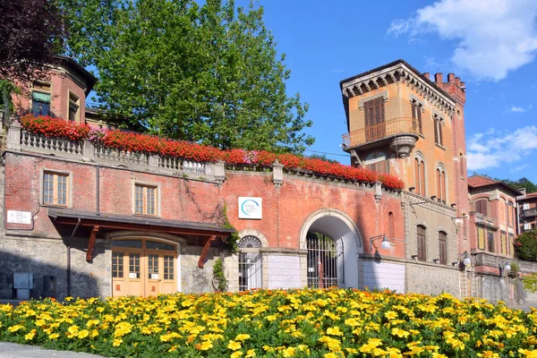 Saint Vincent Aosta Valley Italien 2021 Ingången Till Den Antika — Stockfoto