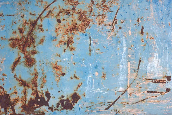 rust with scuffed paint texture . Scratched metal texture with paint.