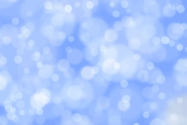 Abstract Twinkled Bright Light Blue Background Bokeh Defocused Blur — Stock Photo, Image