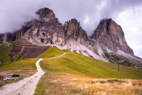 Hermosas Montañas Dolomitas Italia Famoso Destino Turístico —  Fotos de Stock