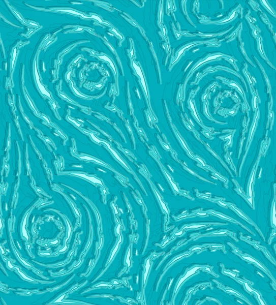 Modèle Vectoriel Sans Couture Dans Les Couleurs Bleu Turquoise Rayures — Image vectorielle