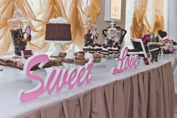 Sweet Table auf dem Festival 5211. — Stockfoto