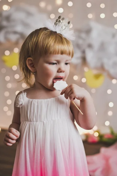 Portrait of a child with sweets at the festival 5396. — Stock Photo, Image