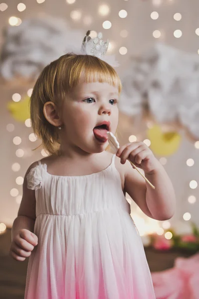 Portrait of a child with sweets at the festival 5394. — Stock Photo, Image