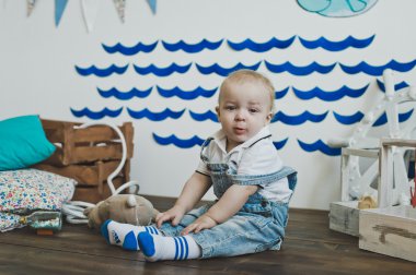 Çocuk 5538 oyuncaklarla çalış.