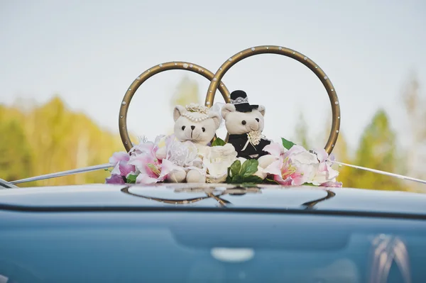 La décoration sur le toit de la voiture en vacances 5780 . — Photo