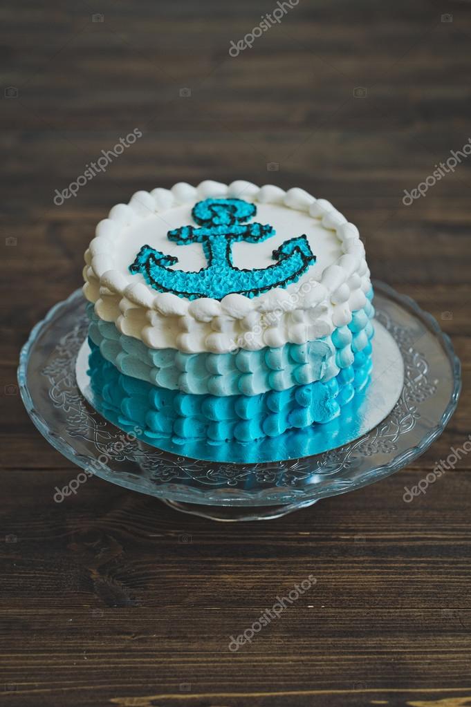 Gateau Bebe Sur Le Theme Marin 5503 Image Libre De Droit Par Alena Zamotaeva C