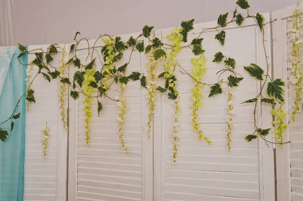 Folding screen with flowers 5801. — Stock Photo, Image