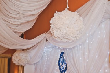 Hall bir tatil bez 6154 için dekorasyon.