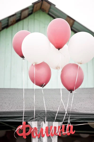 Luftballons Platzen Den Himmel — Stockfoto