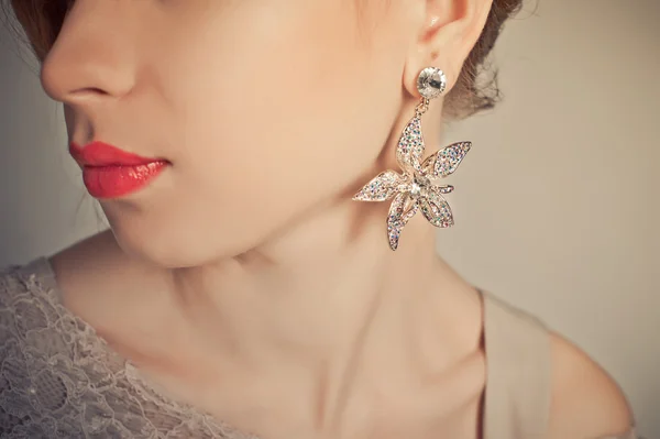 Beautiful earring 784. — Stock Photo, Image