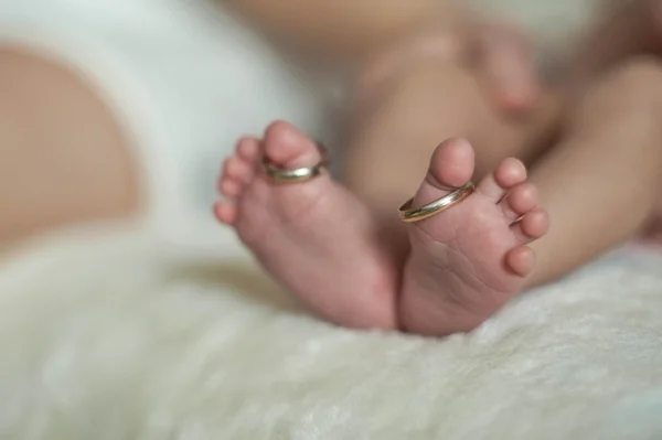 Feet of the baby 845. — Stock Photo, Image