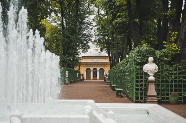 Fontana nel giardino d'estate San Pietroburgo 1127 . — Foto Stock