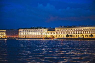 Şehir Petersburg St, gelen motor gece sayısı 1184 gemi..