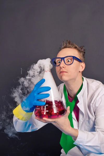 Entertaining chemistry and mad scientists 1537. — Stock Photo, Image