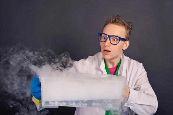 Entertaining chemistry and mad scientists 1567. — Stock Photo, Image